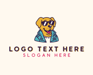 Pet Shop - Sunglasses Dog Apparel logo design