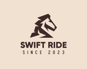 Horse Equestrian Stallion logo design