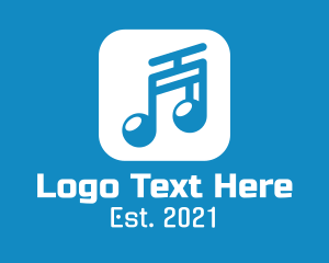 Note - Musical Note App logo design