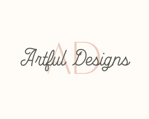 Stylish Script Company logo design