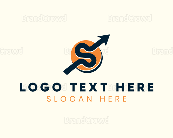 Cryptocurrency Business Letter S Logo