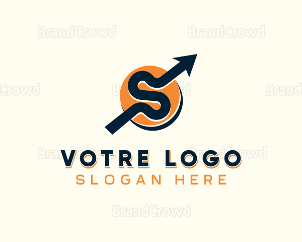 Logistics Arrow Letter S Logo