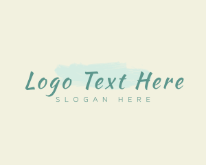 Luxury - Elegant Spa Paint Brush logo design