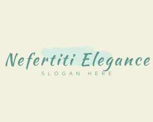 Elegant Spa Paint Brush logo design