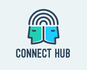 Human Head Connection logo design