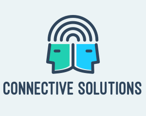 Human Head Connection logo design