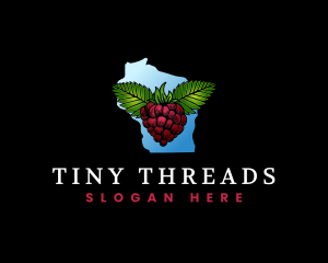 Wisconsin Thimbleberry Fruit Logo