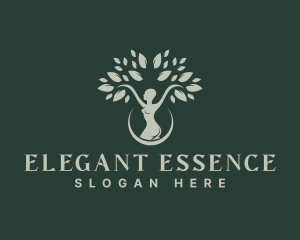 Feminine Wellness Tree logo design