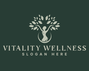 Feminine Wellness Tree logo design