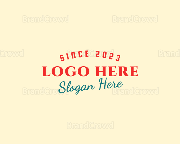 Retro Restaurant Business Logo