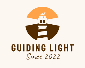 Light House Ice Cream  logo design