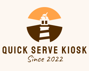 Light House Ice Cream  logo design