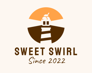 Soft Serve - Light House Ice Cream logo design