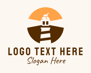 Light House Ice Cream  Logo