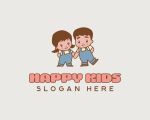 Cute Kids Nursery logo design