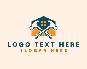 Residential - Hammer Builder Construction logo design