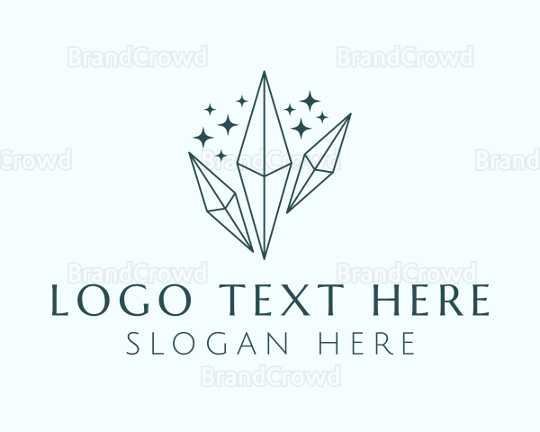 Shiny Diamond Jeweler Logo