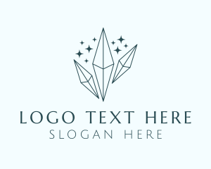 Crystal - Shiny Diamond Jeweler logo design