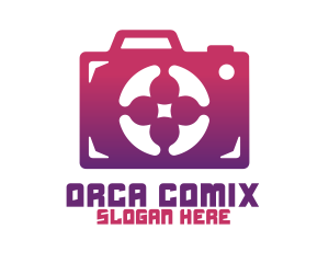 Gradient Camera Shutter Logo