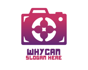 Gradient Camera Shutter Logo