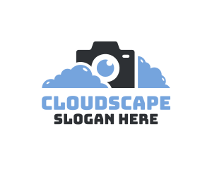 Cloudy - Cloud Camera Photography logo design