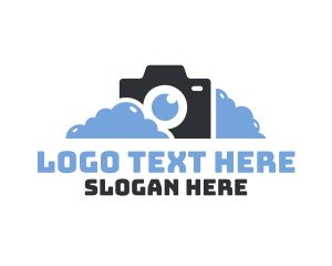 Dslr - Cloud Camera Photography logo design