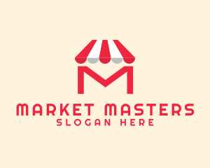 Market Mart Letter M logo design