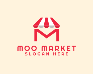 Market Mart Letter M logo design