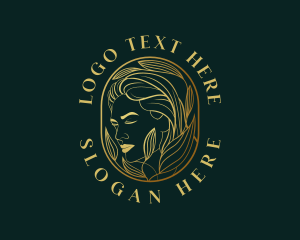 Organic - Elegant Woman Beauty logo design
