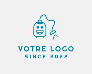 Blue - Smile Vacuum Housekeeping logo design
