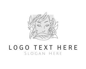 Skincare - Woman Face Beauty logo design