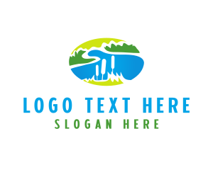 Tourism - Lake Natural Park logo design