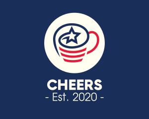 United States - American Coffee Cup logo design