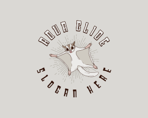 Australian Gliding Possum logo design