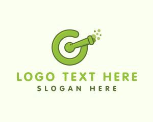 Cannon - Chemical Letter G logo design