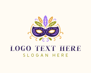 Festival - Mask Party Festival logo design