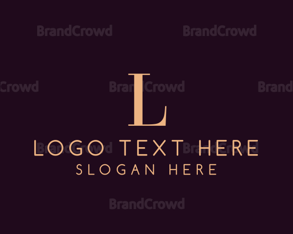 Store Boutique Letter L Logo