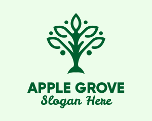 Orchard - Green Nature Tree logo design