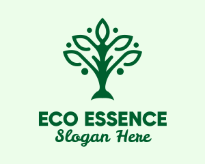 Natural - Green Nature Tree logo design