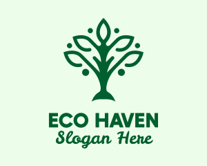 Nature - Green Nature Tree logo design