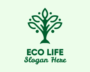 Green - Green Nature Tree logo design