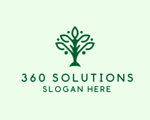 Natural Tree Plant logo design