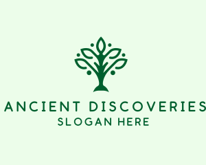 Natural Tree Plant logo design