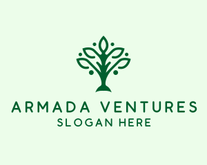 Natural Tree Plant logo design