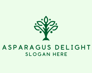 Natural Tree Plant logo design