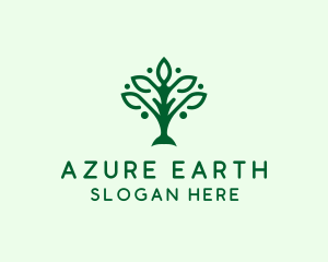 Natural Tree Plant logo design