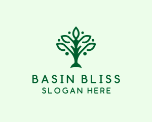 Natural Tree Plant logo design