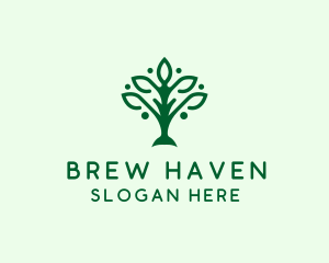 Natural Tree Plant logo design