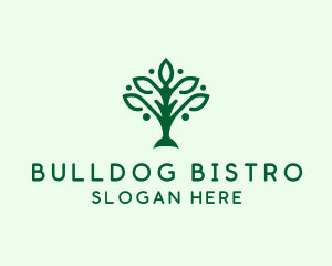 Natural Tree Plant logo design