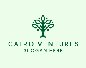 Natural Tree Plant logo design